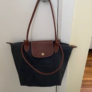 Longchamp Le Pilage small orginal tote - gun metal